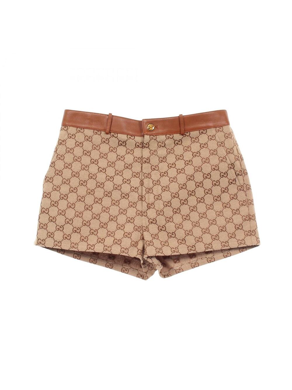 Gucci Gg Canvas Short Pants #40 Cotton #321202G69B